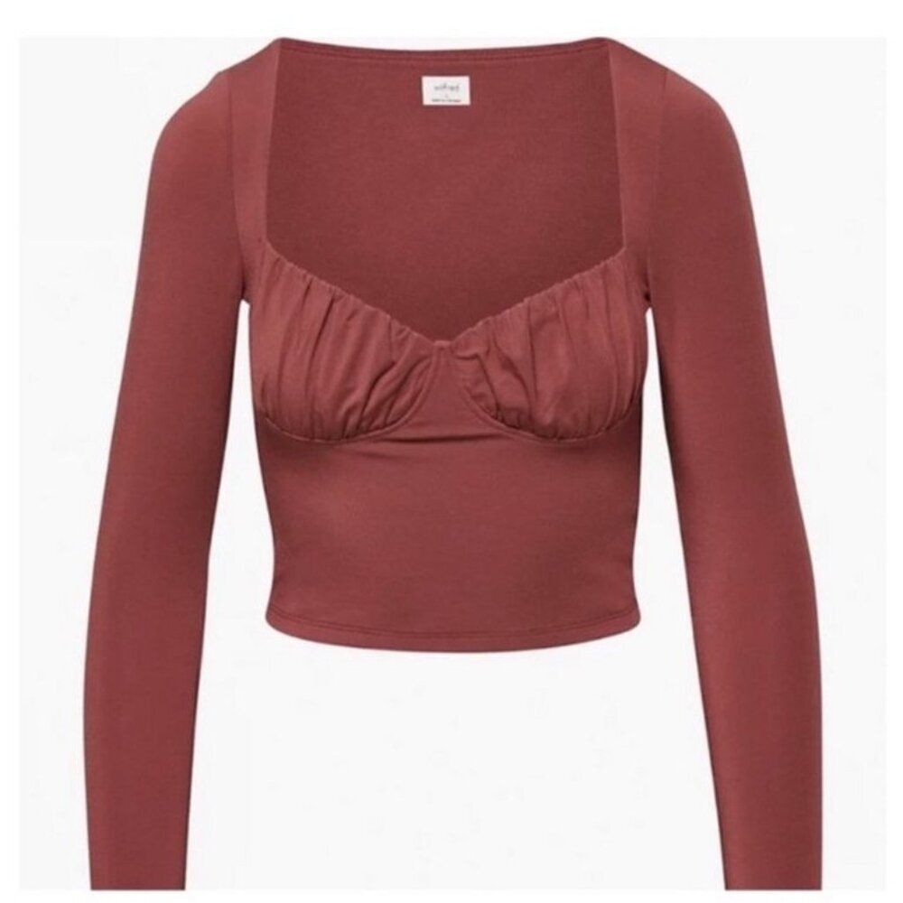Aritzia Wilfred Kristen Crop Top Size XS